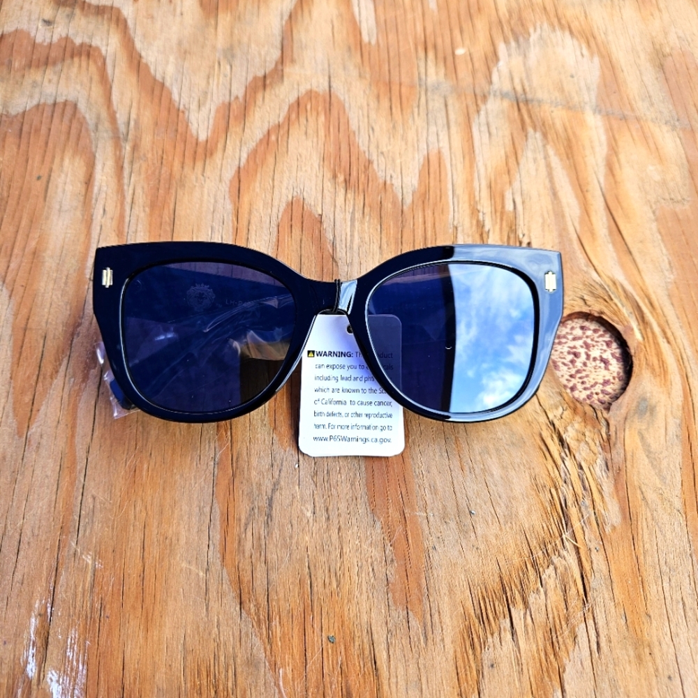 Kleo Oversized Black and Sunglasses